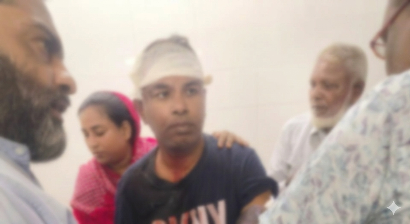 ফরিদপুরে হাটের মধ্যে প্রকাশ্য দিবালোকে হামলা, বিএনপি নেতাসহ আহত ২