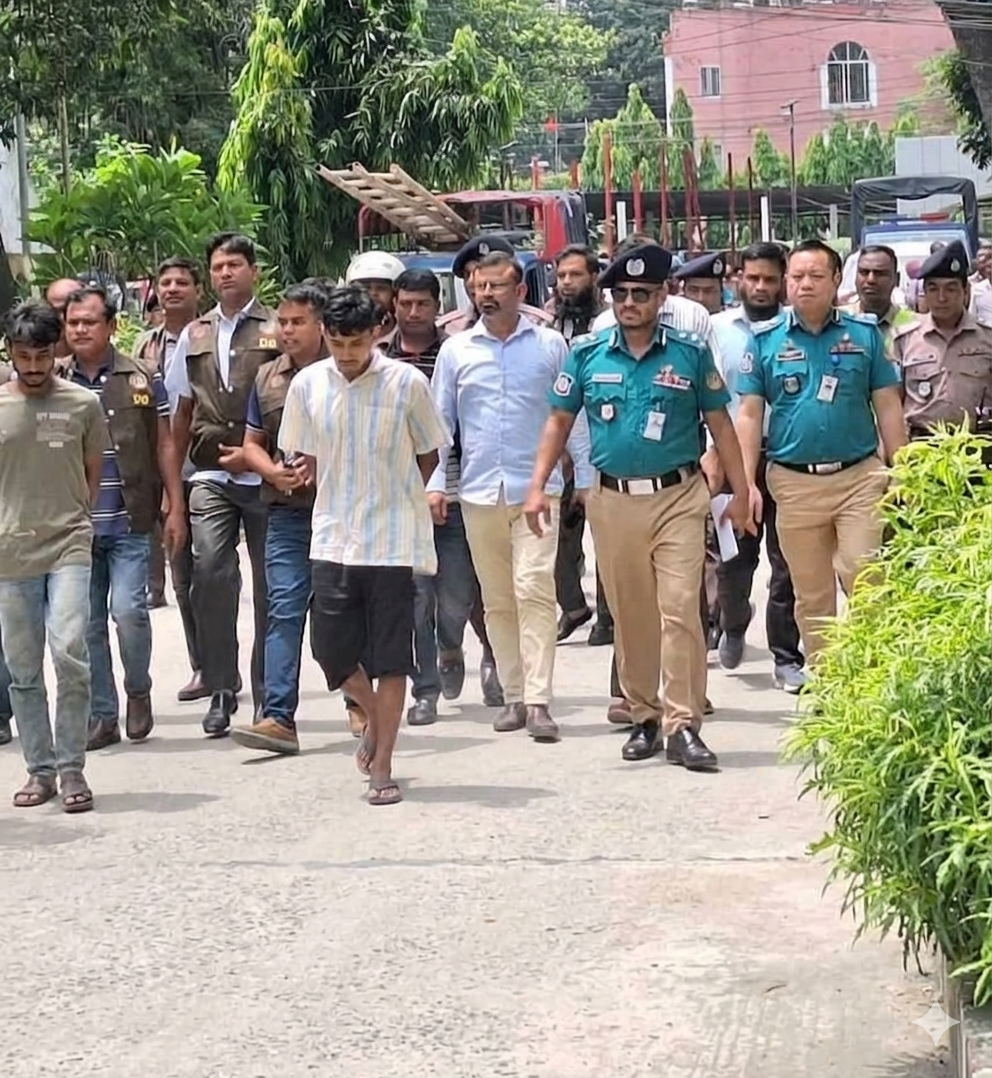 রংপুর চার খুনের মামলায় দুই আসামী গ্রেফতার  খেজুরের বিচি ও কামড়ানো শসা দেখে শনাক্ত হয় খুনি