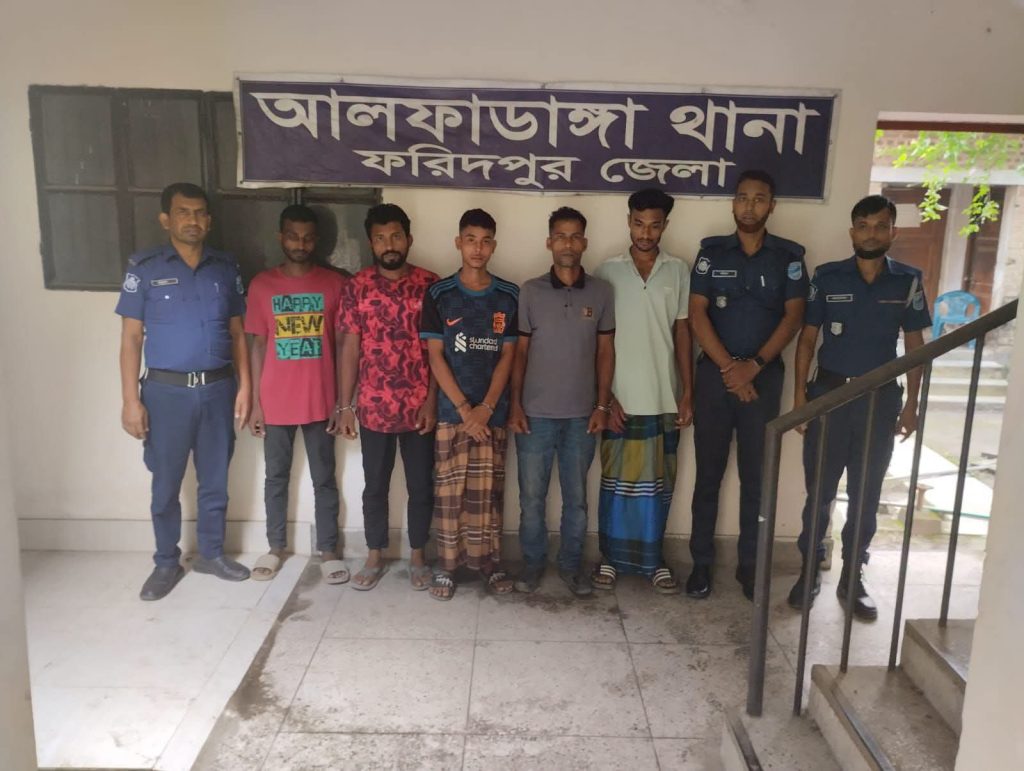 আলফাডাঙ্গায় মাদকবিরোধী অভিযানে ৫ জনের কারাদণ্ড