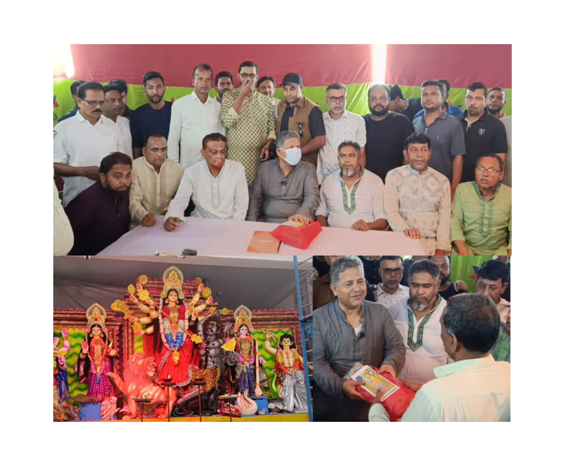চরভদ্রাসনে ১৫ পূজামণ্ডপ পরিদর্শন করলেন এমপি বাবুল  প্রতিটি মণ্ডপে শাড়ি ও ১০ হাজার টাকা অনুদান, সাম্প্রদায়িক সম্প্রীতি বজায় রাখার আহ্বান